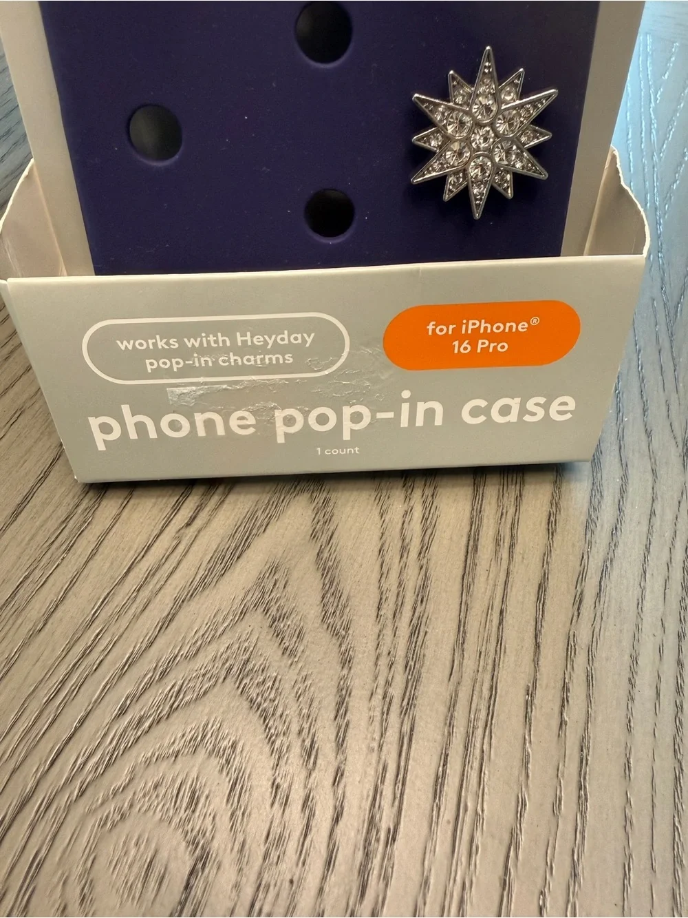 heydy Purple Phone Case for iPhone 16 Pro